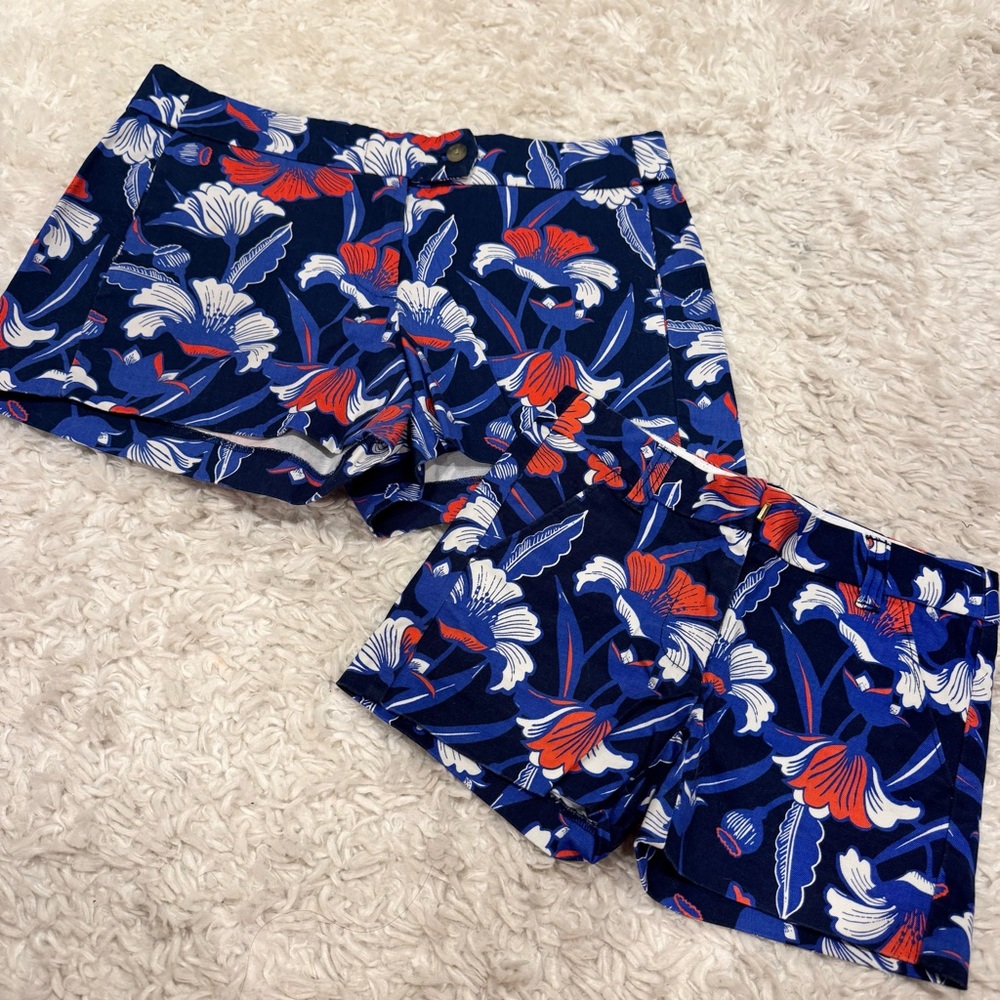 J. Crew Floral Shorts - Mommy and Me